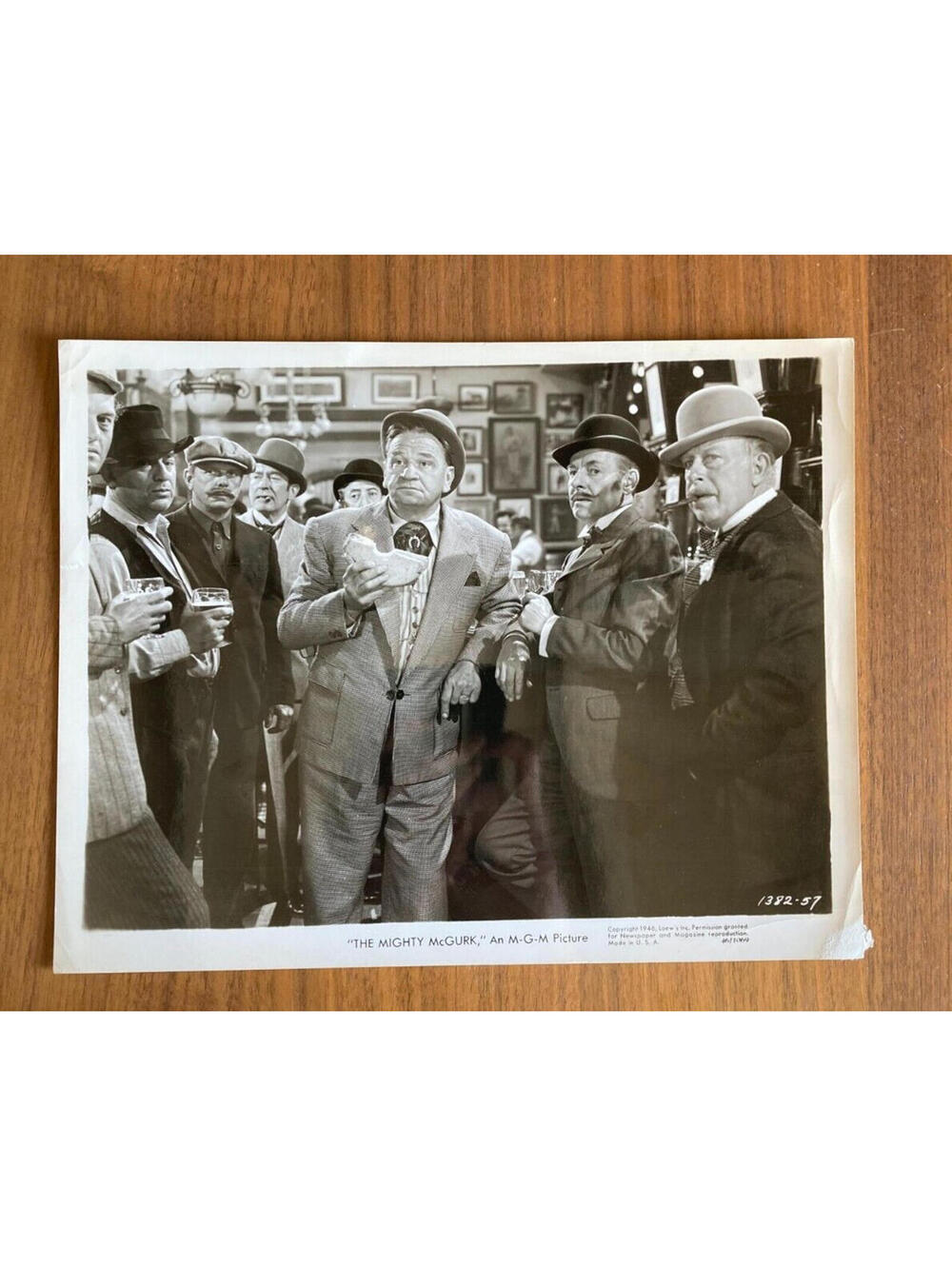 Wallace Beery Photo Mighty McGurk Movie Photo 8 x 10 Press Photograph 1946